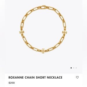 Tory Burch ROXANNE CHAIN BEADED ROPE NECKLACE